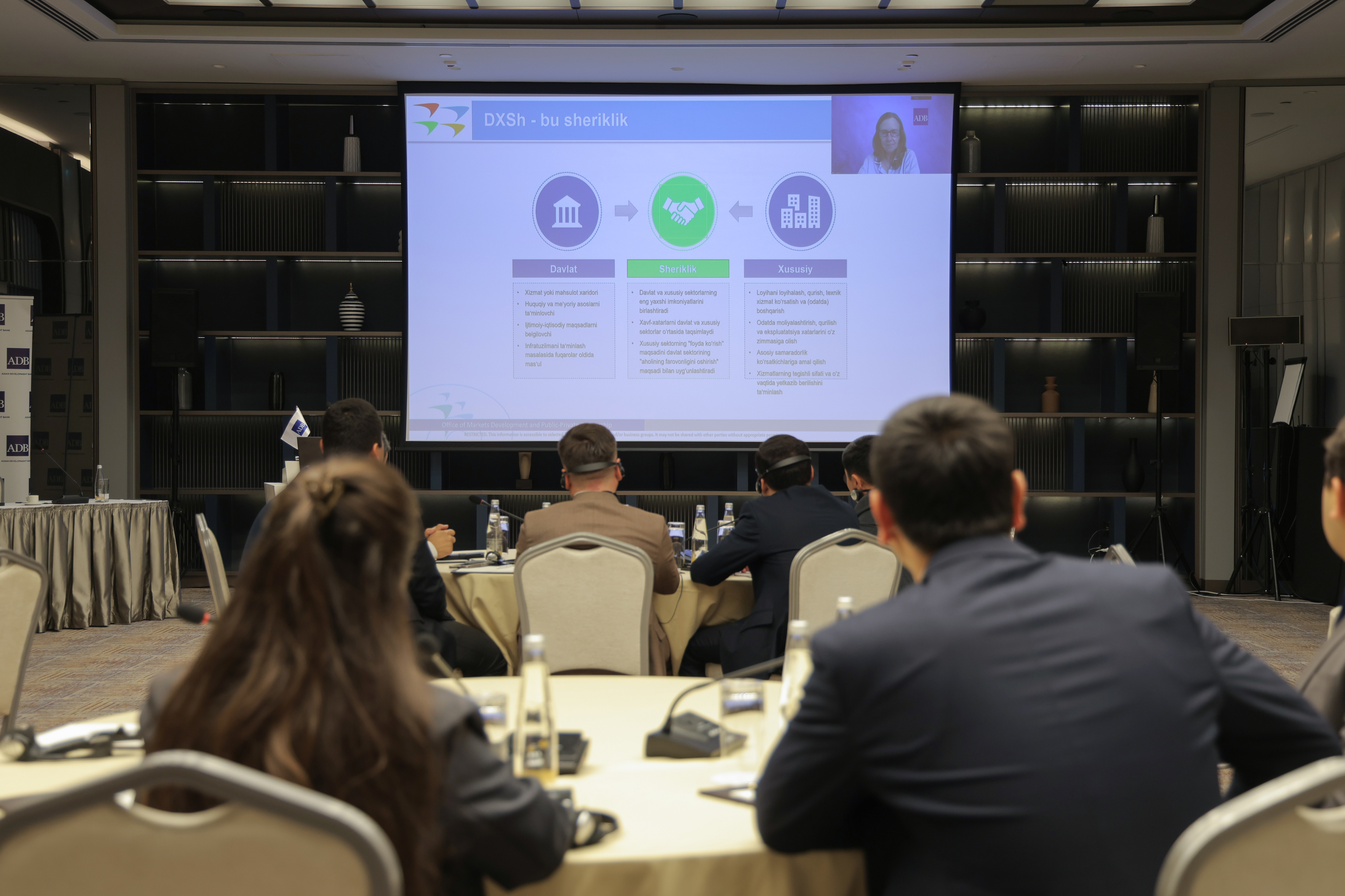 “Davlat-xususiy sheriklik” mavzusida seminar bo‘lib o‘tmoqda